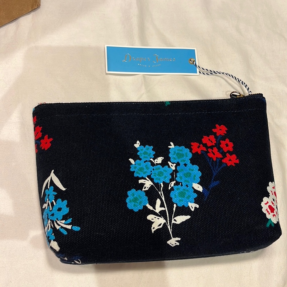 NWT draper James makeup bag